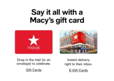 Gift Cards, E-Gift Cards & Gift Certificates - Macy's