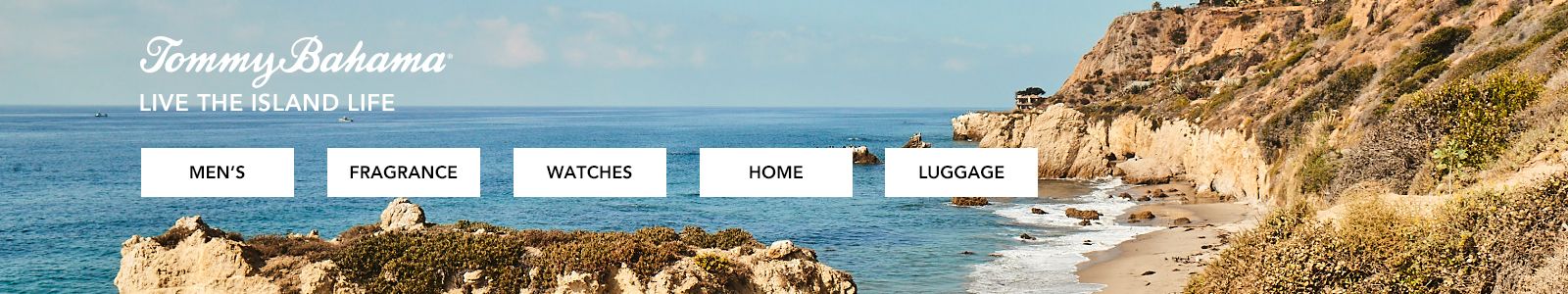 Tommy Bahama, Live the Island Life, Men's Fragrance, Watches, Home, Luggage
