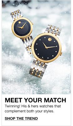 Meet Your Match, Twinning! His and hers watches that complement both your styles, Shop The Trend
