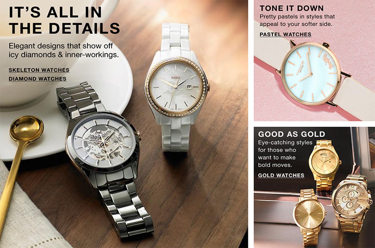 Watches For Men and Women - Macy's