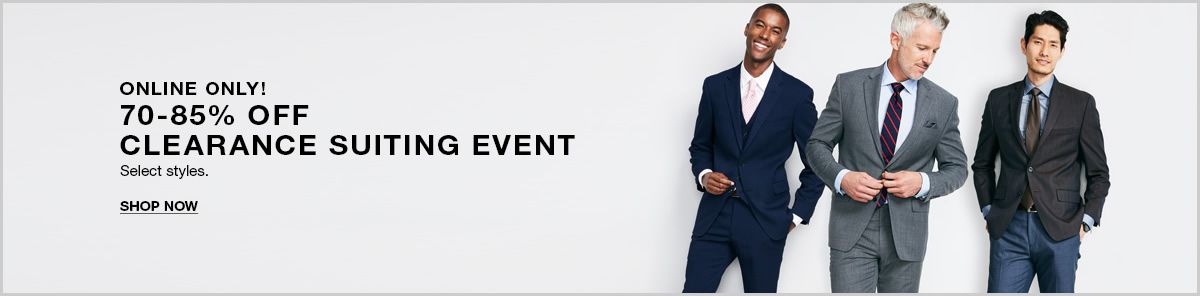 Men S Clothing The Best In Fashion Macy Only 70 85 Percent Off Clearance Suiting Event Now