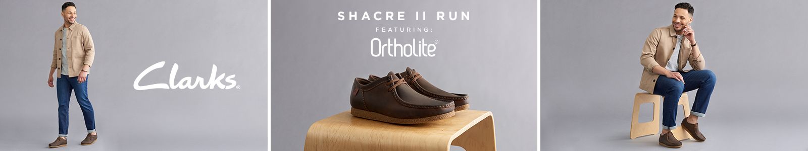 Clarks, Shacre II Run, Featuring: Ortholite
