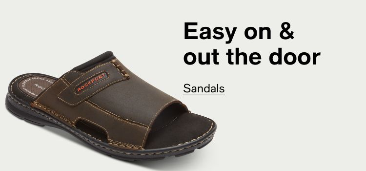 Easy on and out the door, Sandals