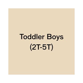 Toddler Boys (2T-5T)