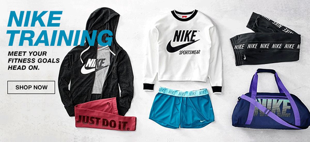 macy's nike joggers womens