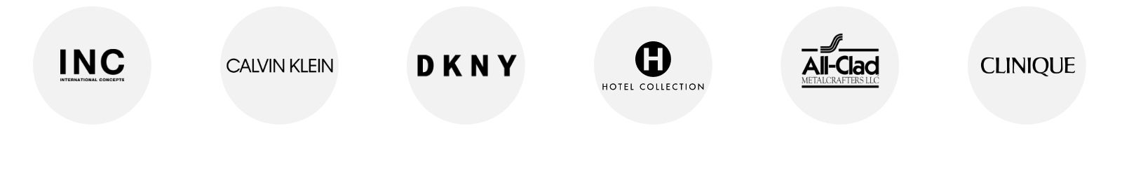 INC, Calvin Klein, D K N Y, Hotel Collection, All-Clad, Clinique