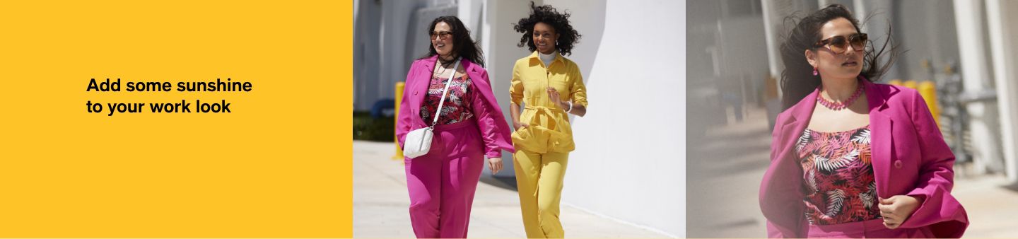 Add some sunshine to your work look