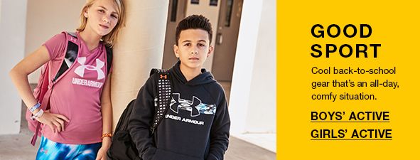 Good Sport, Cool back-to-school gear thats an all-day, comfy situation, Boys Active, Girls Active