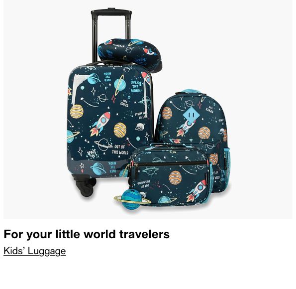 For your little world travelers