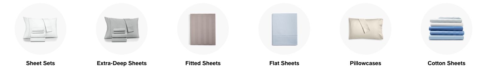 Sheet Sets, Extra-Deep Sheets, Fitted Sheets, Flat Sheets, Pillowcases, Cotton Sheets