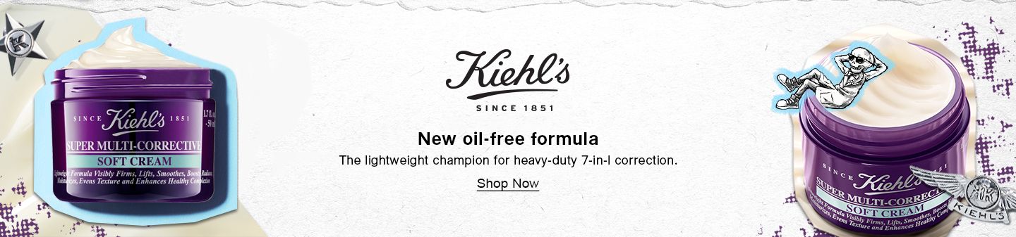 Kiehls, since 1851, New oil-free formula, The lightweight champion for heavy-duty 7-in-1 correction, shop now