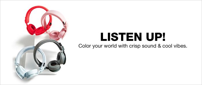 Listen up! Color your world with crisp sound and cool vibes