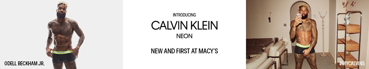 Odell Beckham JR, Introducing Calvin Klein Neon, New and First at Macys