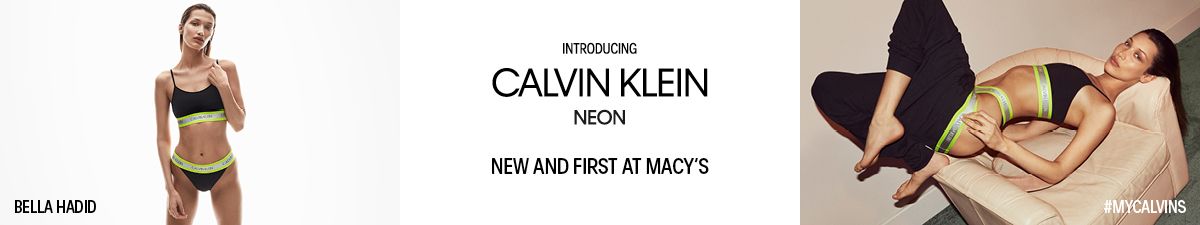 Introducing Calvin Klein, Neon, New and First at Macy's