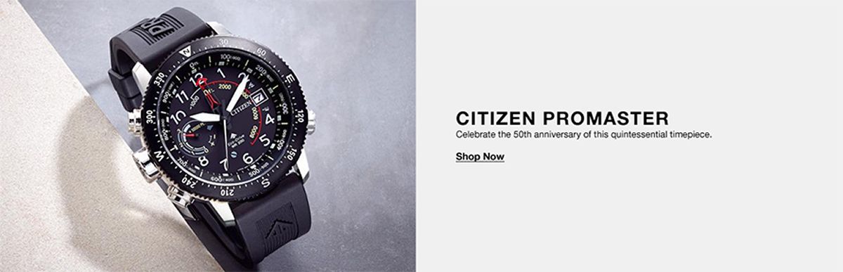 Citizen Promaster, Celebrate the 50th anniversary of this quintessential timepiece, Shop Now