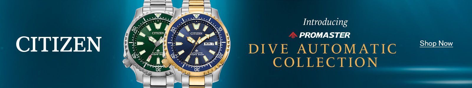 Citizen, Introducing, Promaster, Dive Automatic Collection, Shop Now