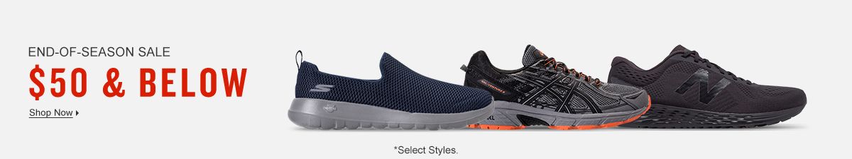 End-of-Season Sale, $50 and Below, Shop Now