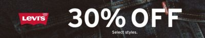 levis 30 percent off