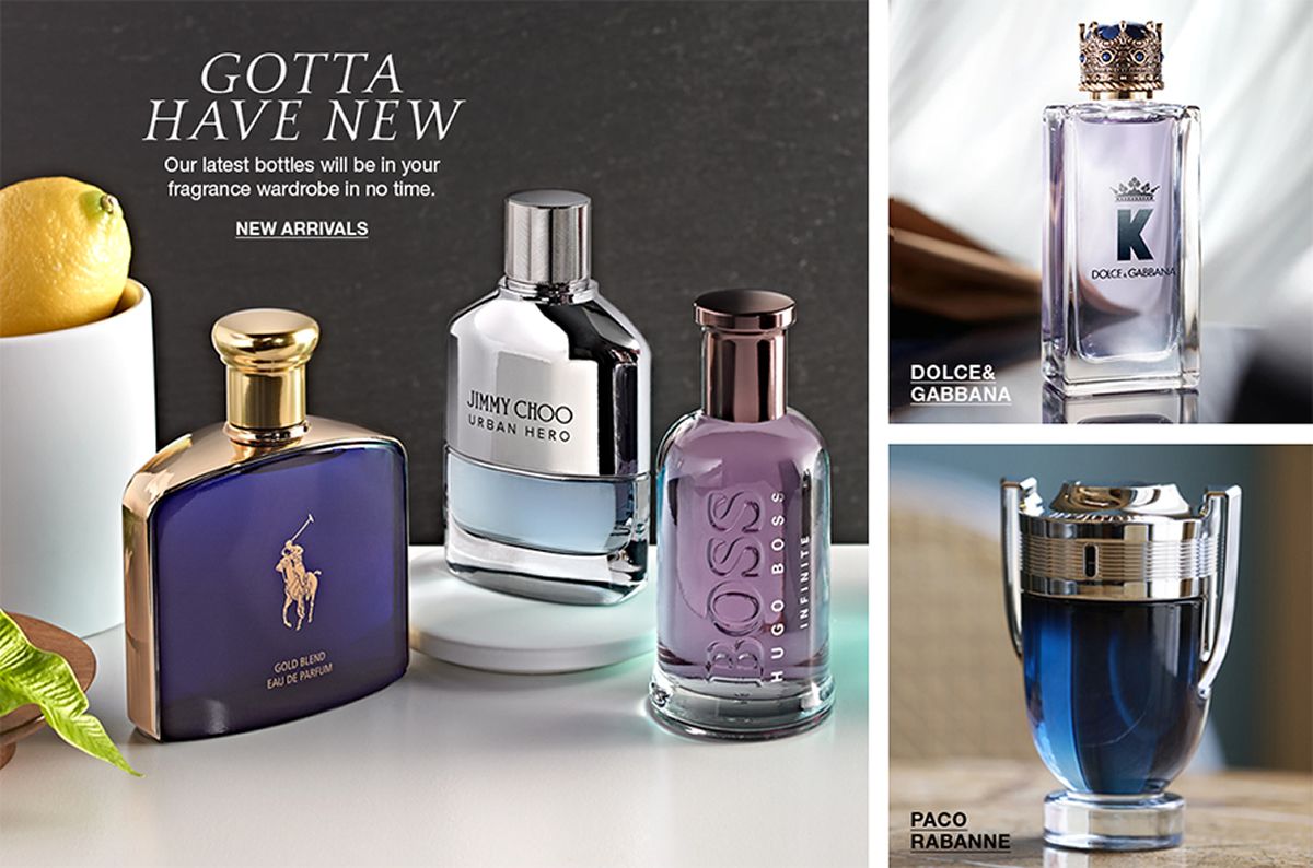 Gotta Have New, Our latest bottles will be in your fragrance wardrobe in no time, New Arrivals, Dolce and Gabbana, Paco Rabanne