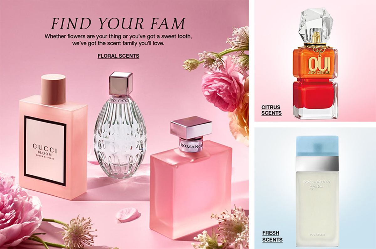 Find Your Fam, Whether flowers are your thing or youve got a sweet tooth, weve got the scent family youll love, Floral Scents, Citrus Scents, Fresh Scents
