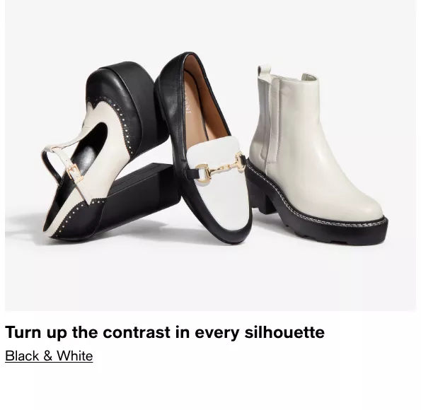 Women Shoes Black & White