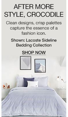 Clearance Closeout Duvet Covers Macy S After More Style Crocodile Shown Lacoste Sideline Bedding Collection Now