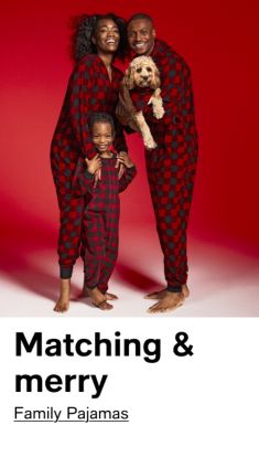 Matching and merry, Family Pajamas