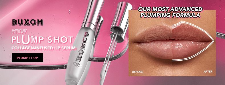 Buxom, New, Plump Shot, Collagen-Infused Lip Serum