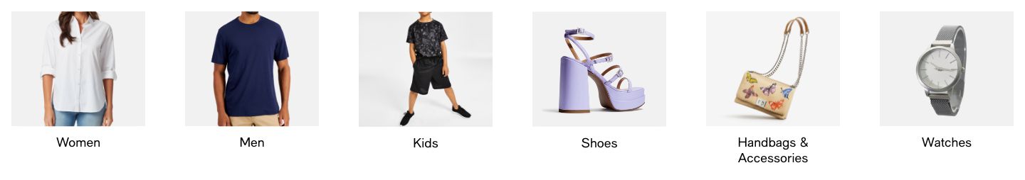 Women Men Kids Shoes Handbags & Accessories Watches