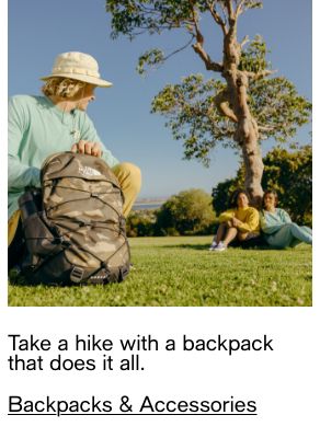 Take a hike with a backpack that does it all