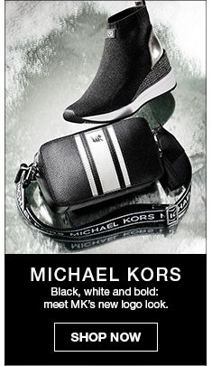 Michael Kors, Black, white and bold: meet Mk's new logo look, Shop Now