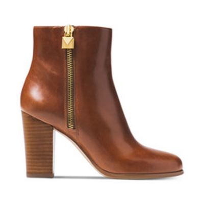 michael kors brown booties