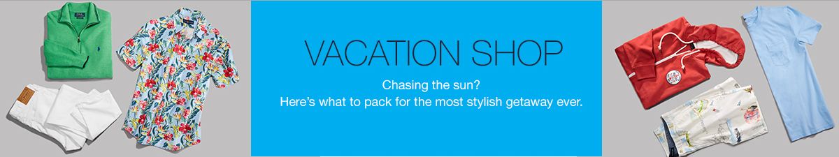 Vacation Shop, Chasing the sun? Heres what to pack for the most stylish getaway ever