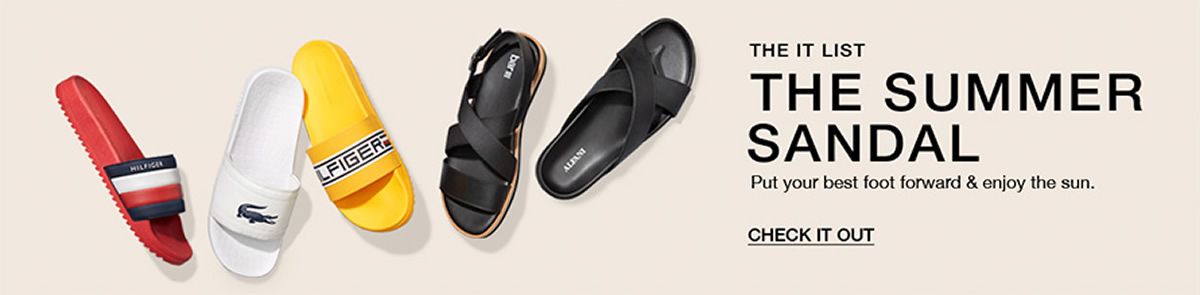The It List The Summer Sandal, Put your best foot forward and enjoy the sun, Check It Out