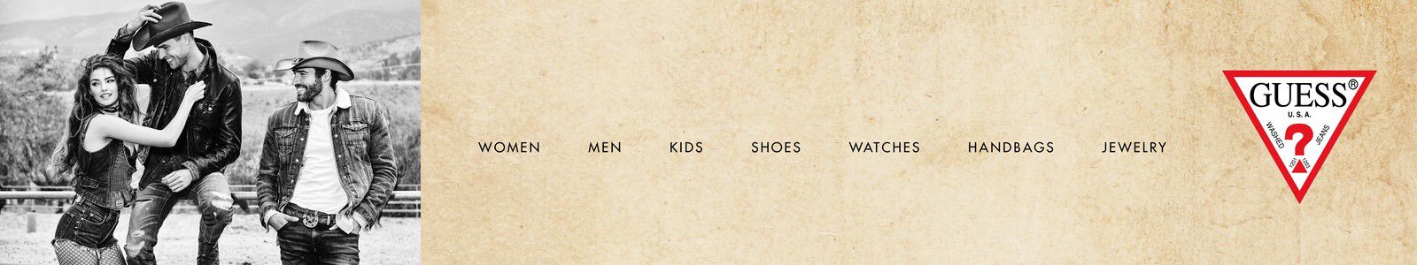 Guess, Women, Men, Kids, Shoes, Watches, Handbags, Jewelry