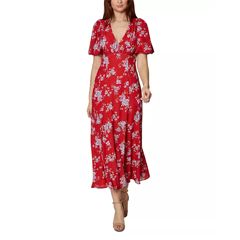 cheap red casual dresses