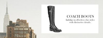 macys coach boots