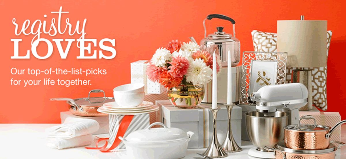 Registry Loves our top-of-the-list-picks for your life together