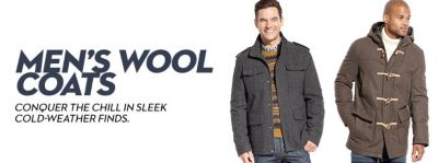 macys mens wool coats