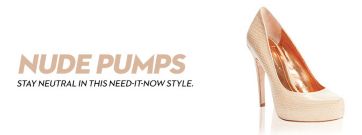Shufetti Jessica Nude  4.5 " Clear Chunky Heel Pump