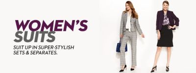 macy's tommy hilfiger women's suits